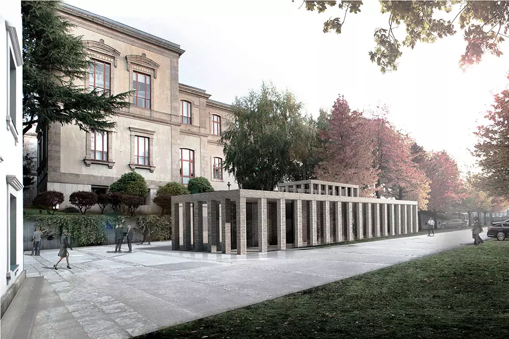 ACCESO PARLAMENTO DE GALICIA