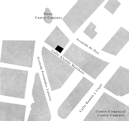 Mapa con la ubicación del estudio SEA Arquitectos en A Coruña