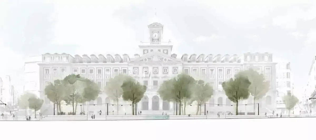 Imagen sobre el tercer premio en el concurso nacional Plaza de Armas